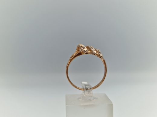 Zelta gredzens ar cirkoniju, 2.28 g