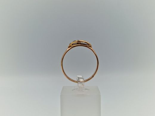 Zelta gredzens ar cirkoniju, 1.94 g, izm. 18.2