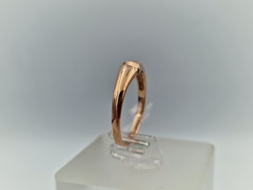 Zelta gredzens ar cirkoniju, 1.35 g, izm. 16.5