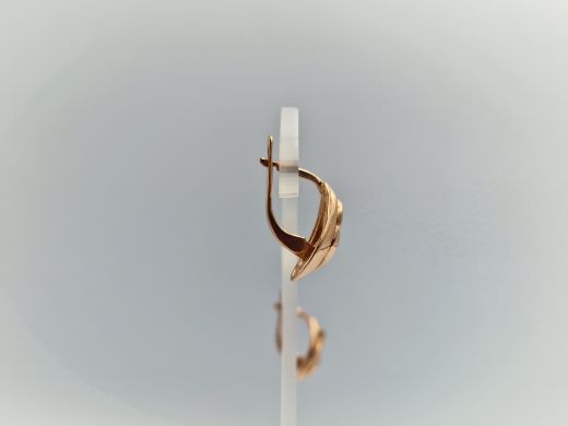 Zelta auskari ar cirkoniju, 3.84 g