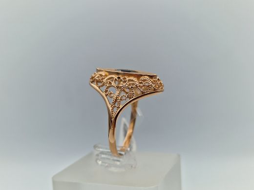 Zelta gredzens ar cirkoniju, 3.95 g, izm. 19