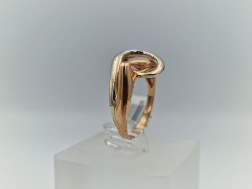 Zelta gredzens ar cirkoniju, 4.29 g, izm. 18