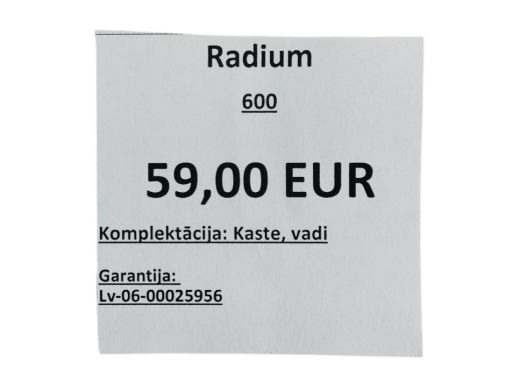Radium 600