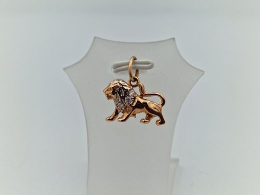 Zelta kulons ar cirkoniju, 1.38 g