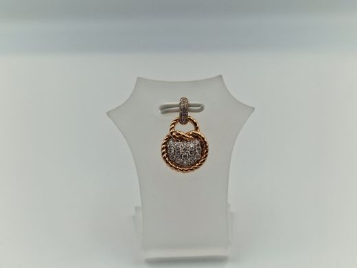 Золотой кулон с бриллиантом, 2.11 г