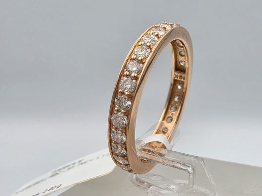 Золотое кольцо с бриллиантом, 2.90 г, разм. 17