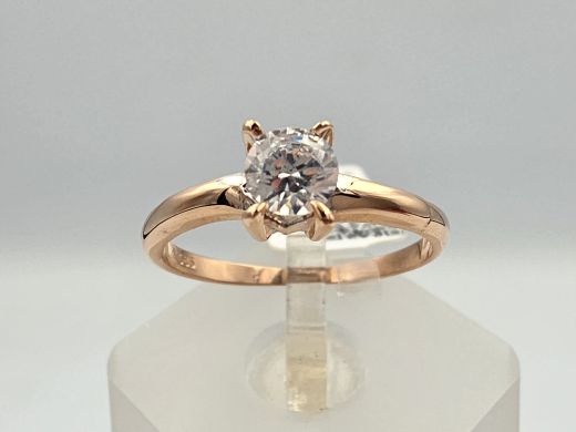 Gold ring, 2.21 g, size 17.5