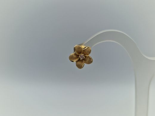 Zelta auskari ar cirkoniju, 1.54 g