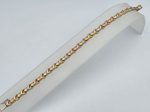 Zelta rokassprādze, 8.21 g, izm. 21 cm