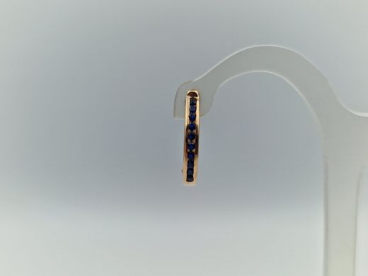 Zelta auskari ar cirkoniju, 2.45 g