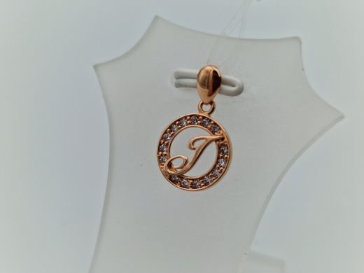 Zelta kulons ar cirkoniju, 0.81 g