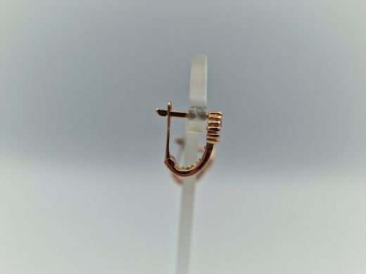 Zelta auskari ar cirkoniju, 1.41 g