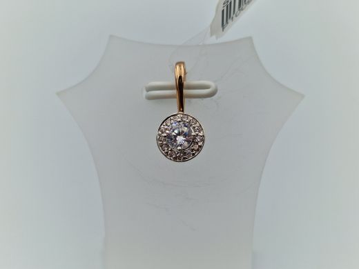 Zelta kulons ar cirkoniju, 0.7 g