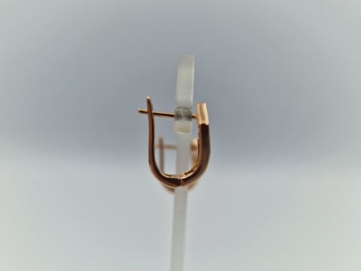 Zelta auskari ar cirkoniju, 2.49 g