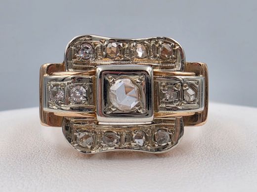 Gold ring, 6.19 g, size 18.5