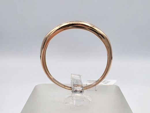 Zelta gredzens ar cirkoniju, 1.75 g, izm. 19