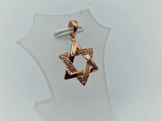 Золотой кулон с цирконом, 1.38 г