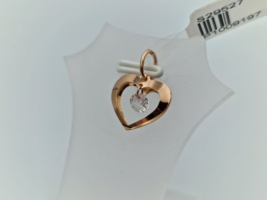 Zelta kulons ar cirkoniju, 0.58 g