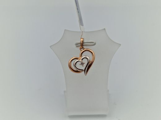 Zelta kulons ar briljantu, 1.52 g