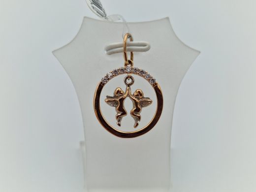 Zelta kulons ar cirkoniju, 1.61 g