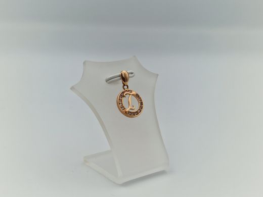 Золотой кулон с цирконом, 0.87 г