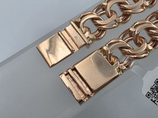 Zelta rokassprādze, 63.16 g, izm. 25 cm