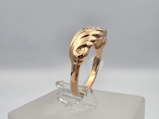 Gold ring, 2.46 g, size 17