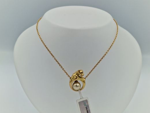 Zelta kulons ar smaragdu, 15.61 g, izm. 40