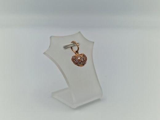 Zelta kulons ar cirkoniju, 1.28 g