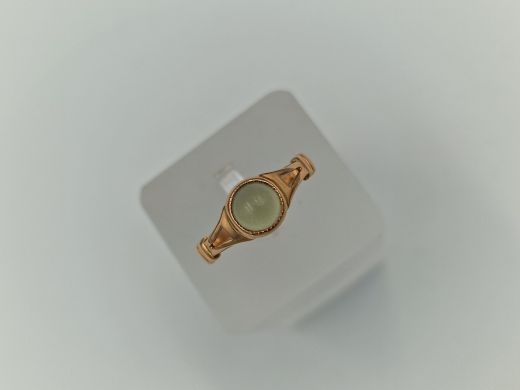 Zelta gredzens ar cirkoniju, 2.67 g, izm. 19