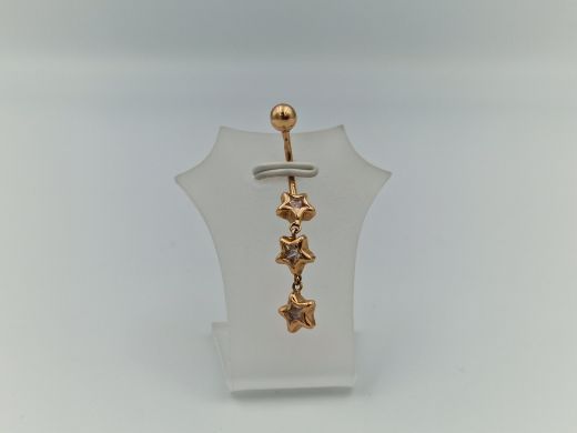 Золотой кулон с цирконом, 1.71 г