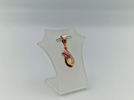 Zelta kulons ar cirkoniju, 1.49 g