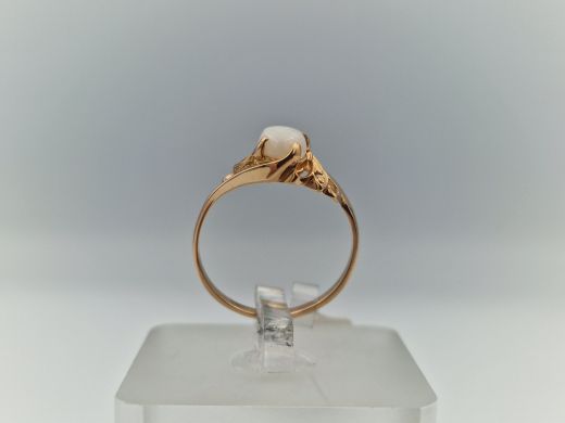 Zelta gredzens ar cirkoniju, 1.82 g, izm. 16.5