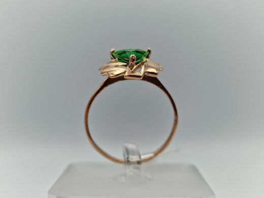 Zelta gredzens ar cirkoniju, 2.47 g, izm. 18.5