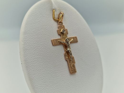 Золотой кулон с цирконом, 1.62 г