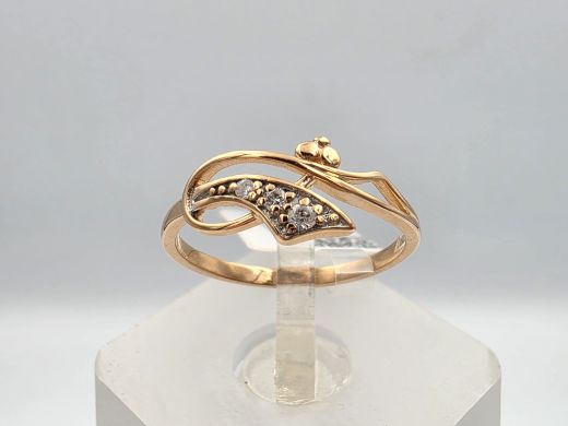 Zelta gredzens, 1.33 g, izm. 16