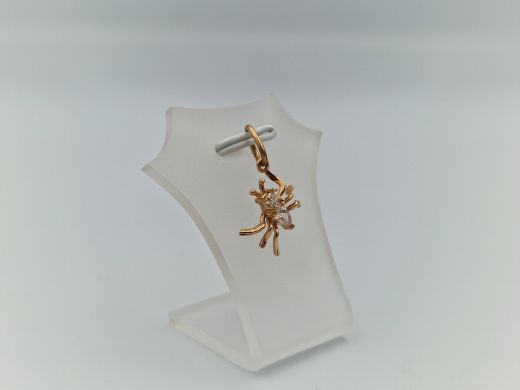 Zelta kulons ar cirkoniju, 1.03 g