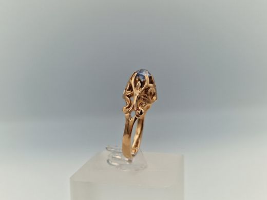 Zelta gredzens ar cirkoniju, 4.33 g, izm. 17.5