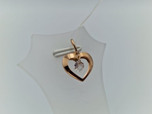 Zelta kulons ar cirkoniju, 0.57 g