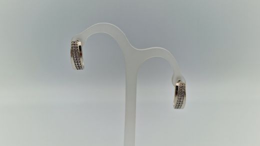 Zelta auskari ar cirkoniju, 2.39 g