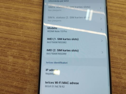 Xiaomi Note 15 Pro 256 gb