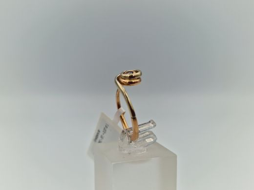 Zelta gredzens ar briljantu, 2.4 g, izm. 15.8