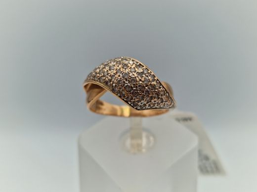 Золотое кольцо с цирконом, 4.7 г