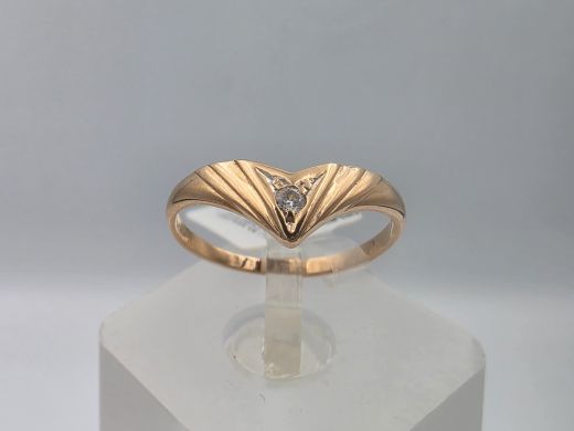 Zelta gredzens, 1.41 g, izm. 16.5