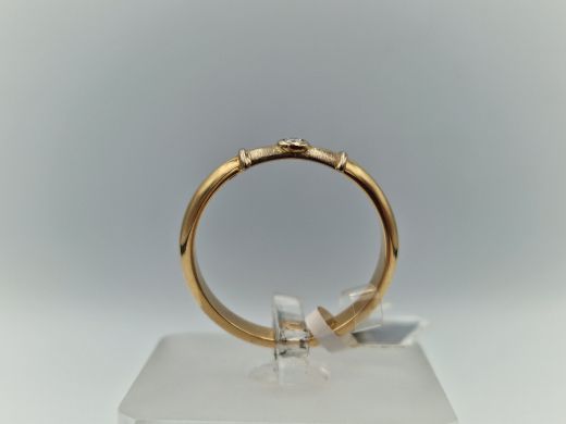 Zelta gredzens ar briljantu, 3.81 g, izm. 20