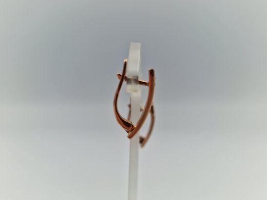 Zelta auskari ar cirkoniju, 3.39 g