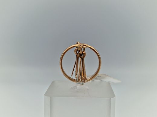 Zelta gredzens, 3.14 g, izm. 17.5