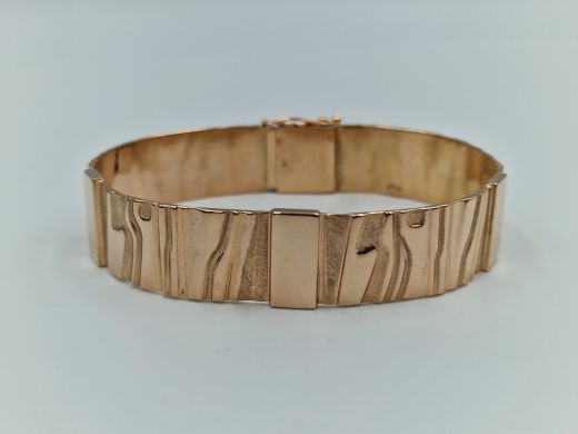 Zelta rokassprādze, 44.75 g, izm. 19