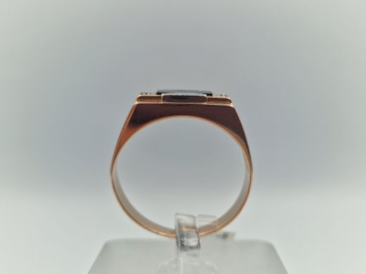 Zelta gredzens ar cirkoniju, 5.21 g, izm. 22.5