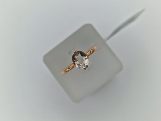 Zelta gredzens ar cirkoniju, 1.64 g, izm. 18